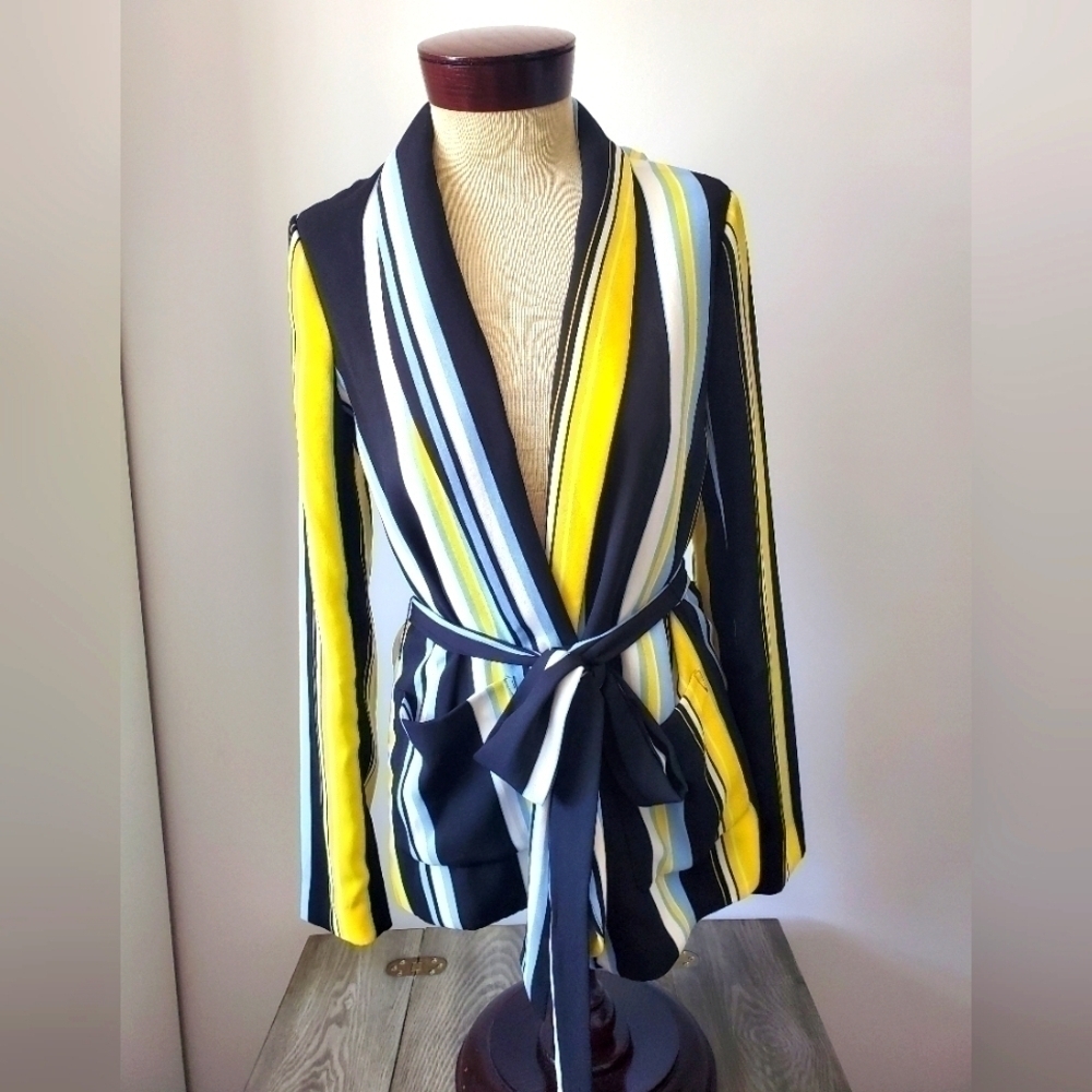 HALOGEN striped blazer size  small